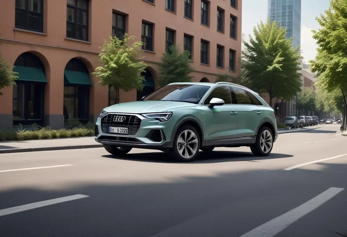 Audi Q3 laddhybrid illustration